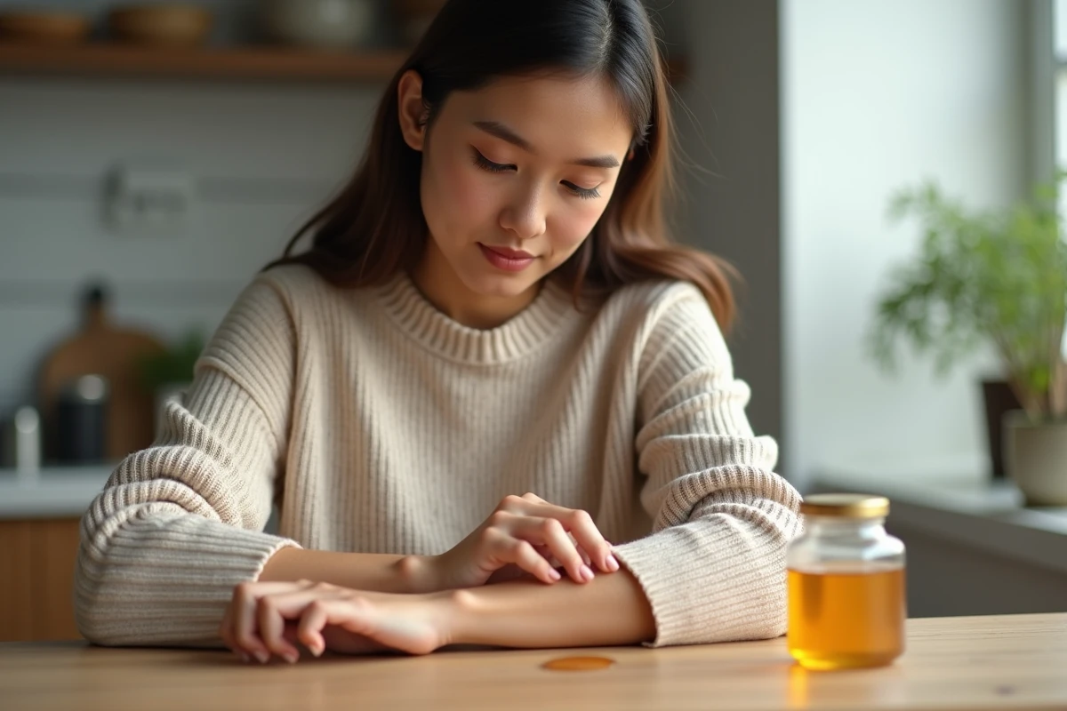Effet du miel sur la disparition des cicatrices